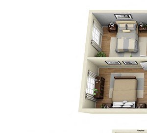 Maison De Ville with Fenced-in Yard Maison De Ville with Fenced-in Yard. 3 bedroom townhome. Kitchen, living, and dinning rooms. 2 full bathrooms + powder room. Patio/balcony open to yard.